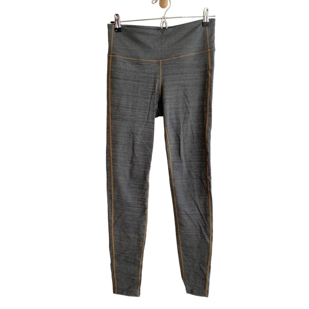 Athleta Chaturanga High Rise Yoga Leggings in Grey Green Size Small