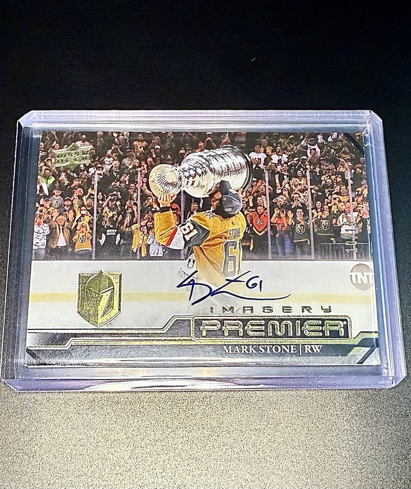 Mark Stone Vegas Golden Knights Stanley Cup Auto Card Limited /15