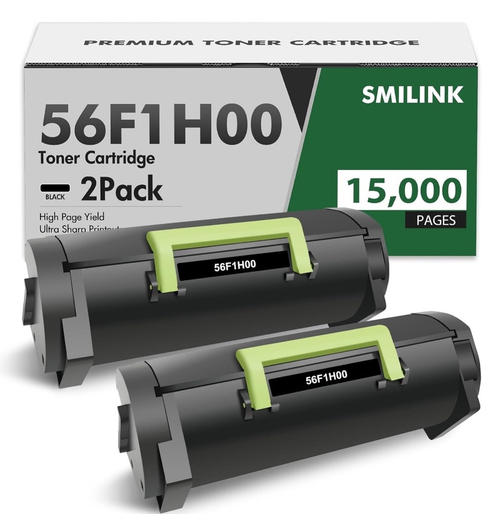 56F1H00 Black Toner Cartridge MS521dn MS421dn Compatible for Lexmark MX321adn MX