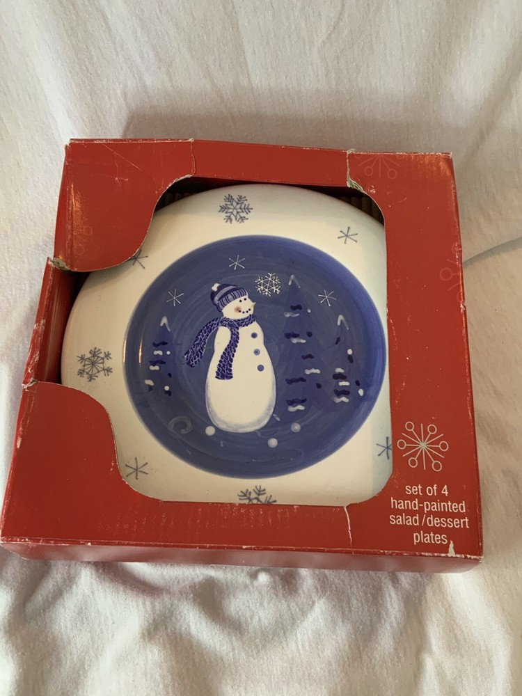 Sonoma Seasonal Salad/ Dessert Plates Set Of 4