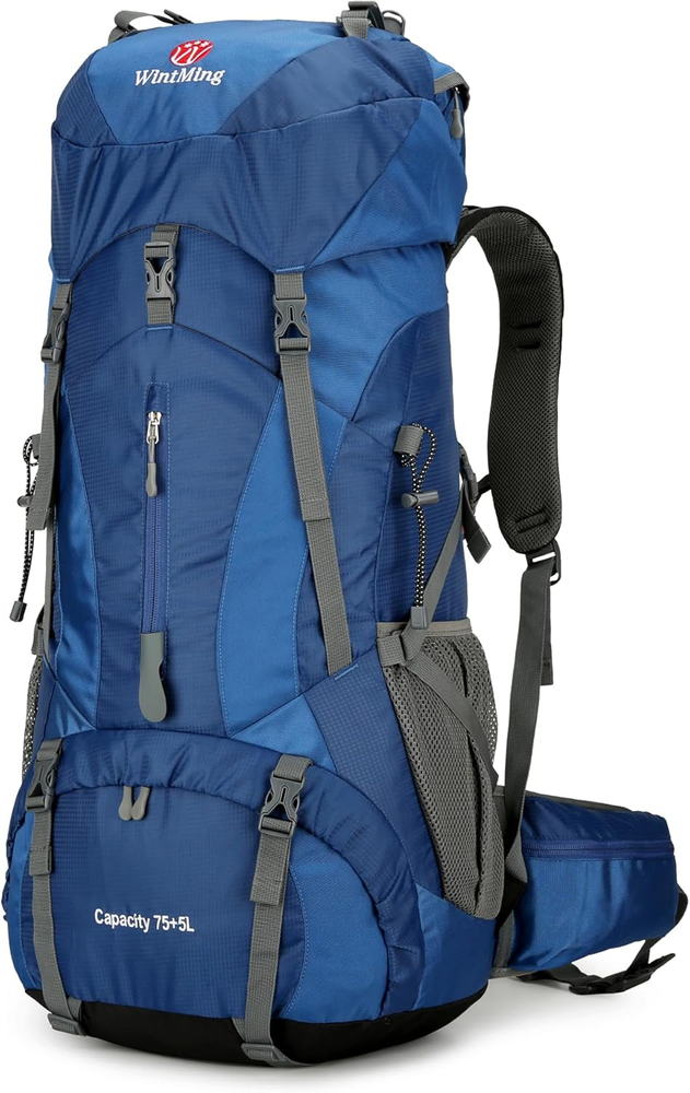Hiking Backpack for Men and Women 70L+5L Waterproof Lightweight Camping Daypack