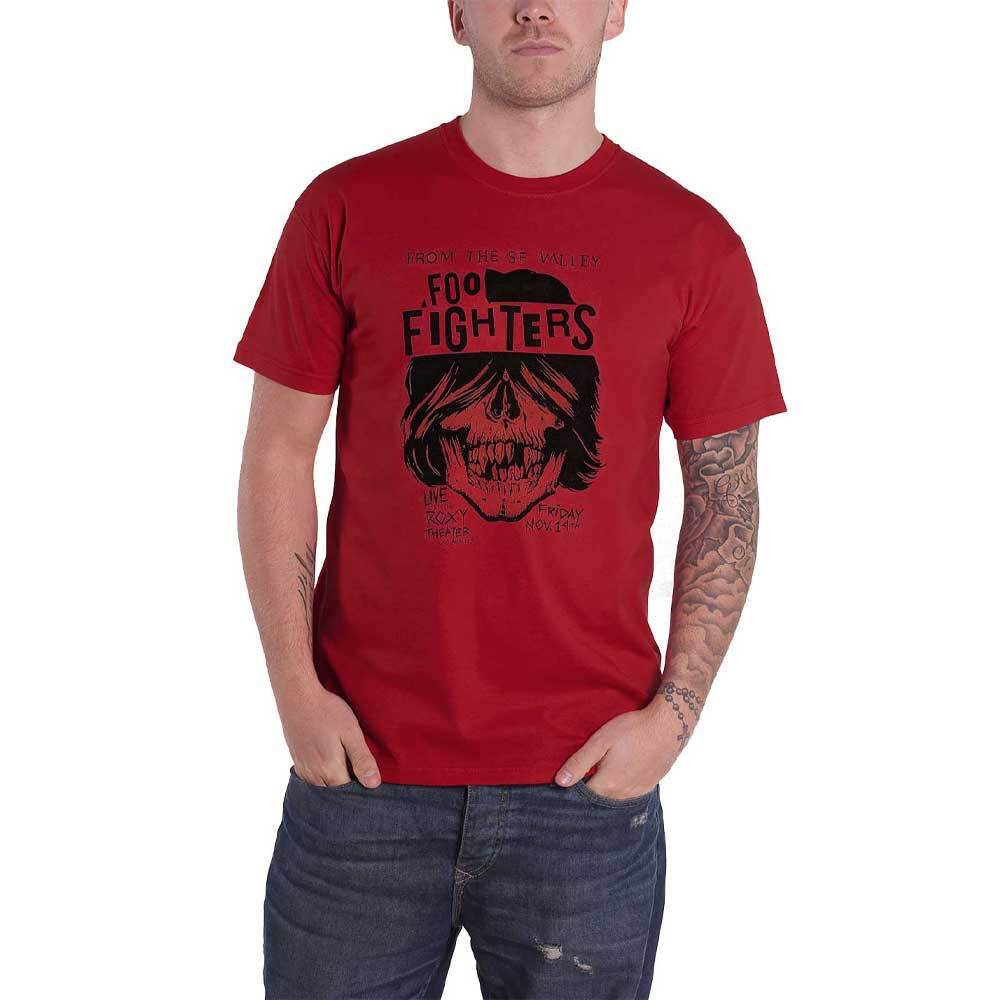 Foo Fighters T Shirt SF Valley Band Logo new Official Unisex Red