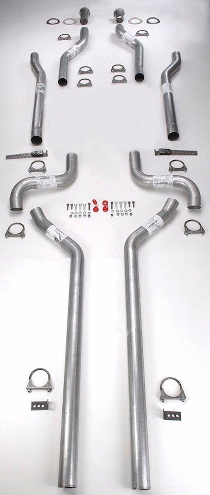 JEGS 30503 Header-Back Dual 2-1/2