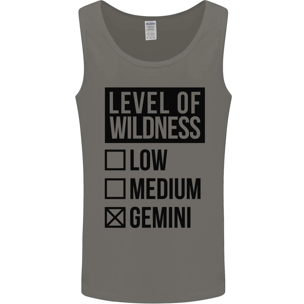 Levels of Wildness Gemini Mens Vest Tank Top