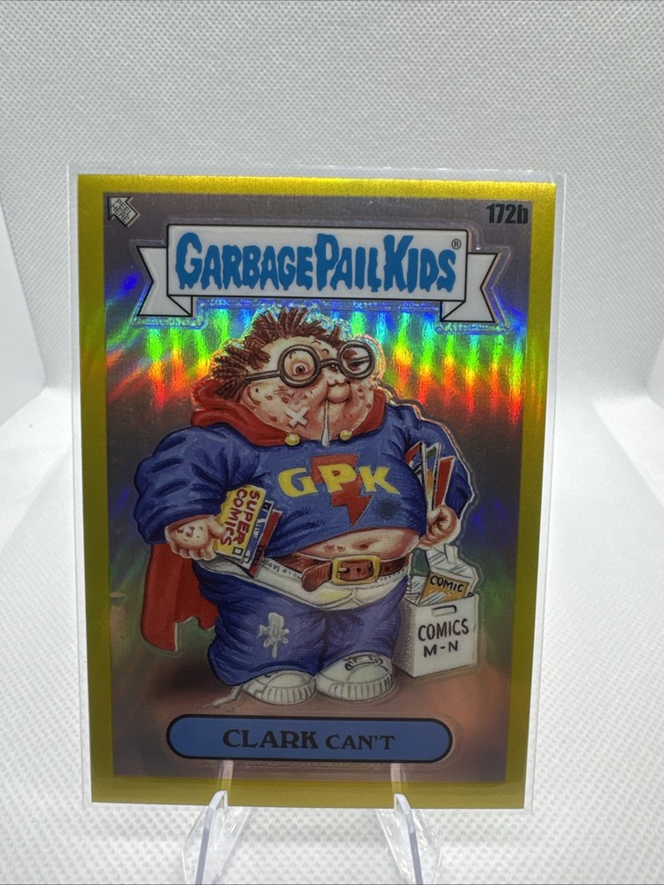 2022 Topps Garbage Pail Kids Card GPK Chrome 5 YELLOW 212b Clark Chrome /275