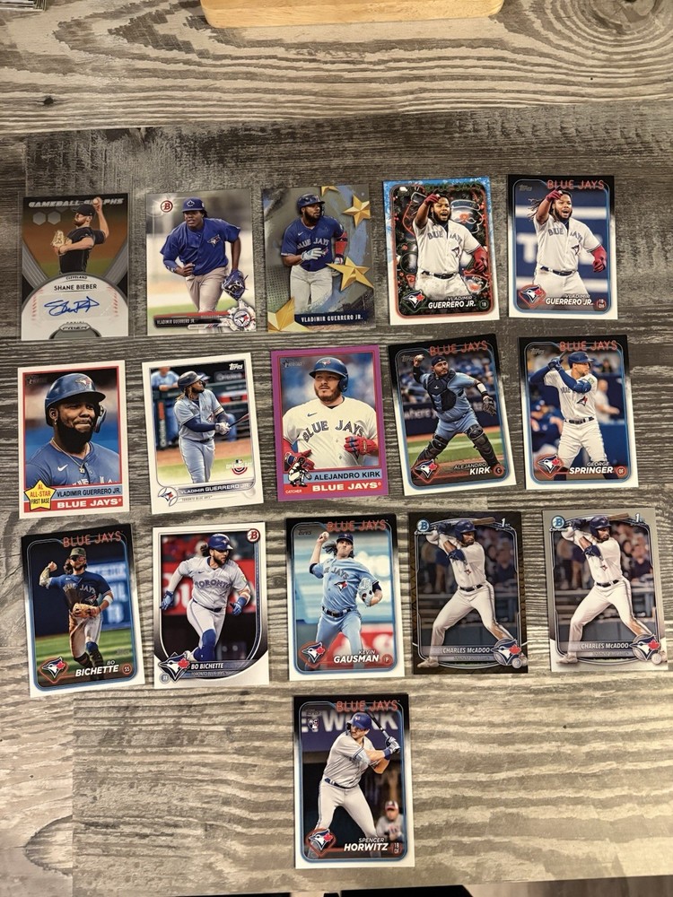 16 Card Toronto Blue Jays Lot