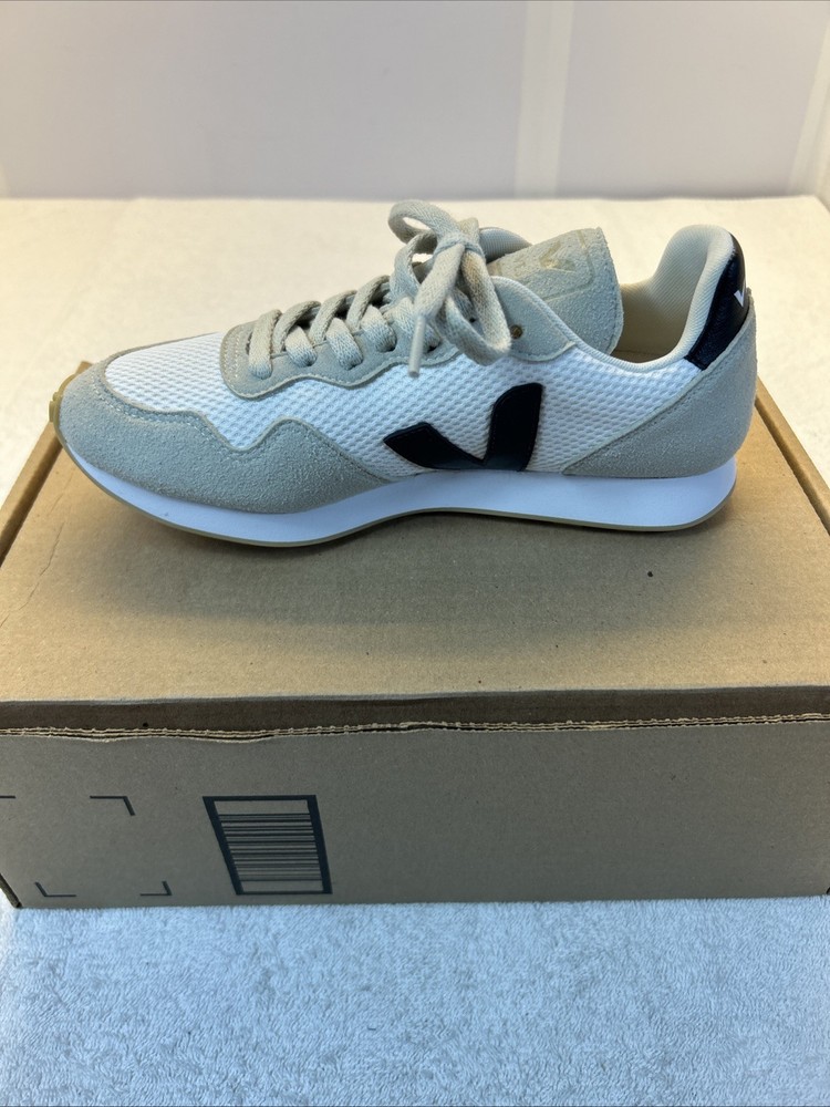 Veja SDU Alveomesh Running Golf Sneaker White Black Natural EU 39 W 8/M 6 NEW