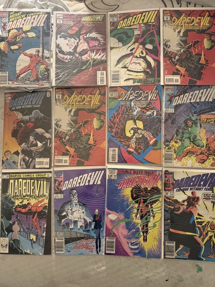 Lot Mixed 23 Daredevil Vintage Comic Books