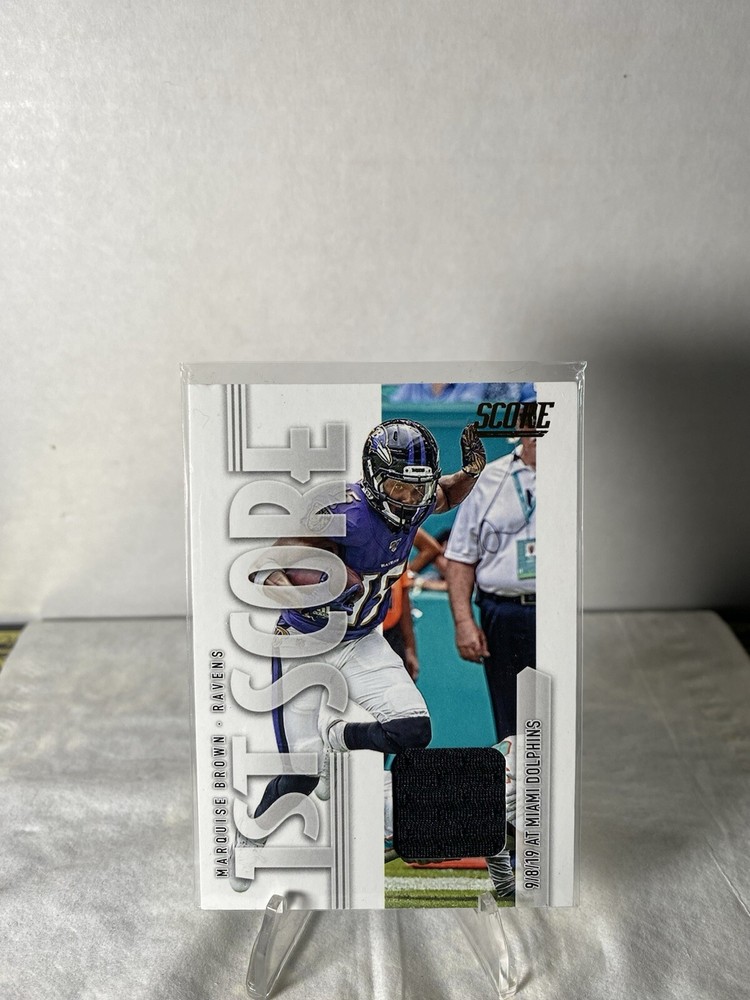 2020 Panini Score Marquise Brown 1st Score - Baltimore Ravens