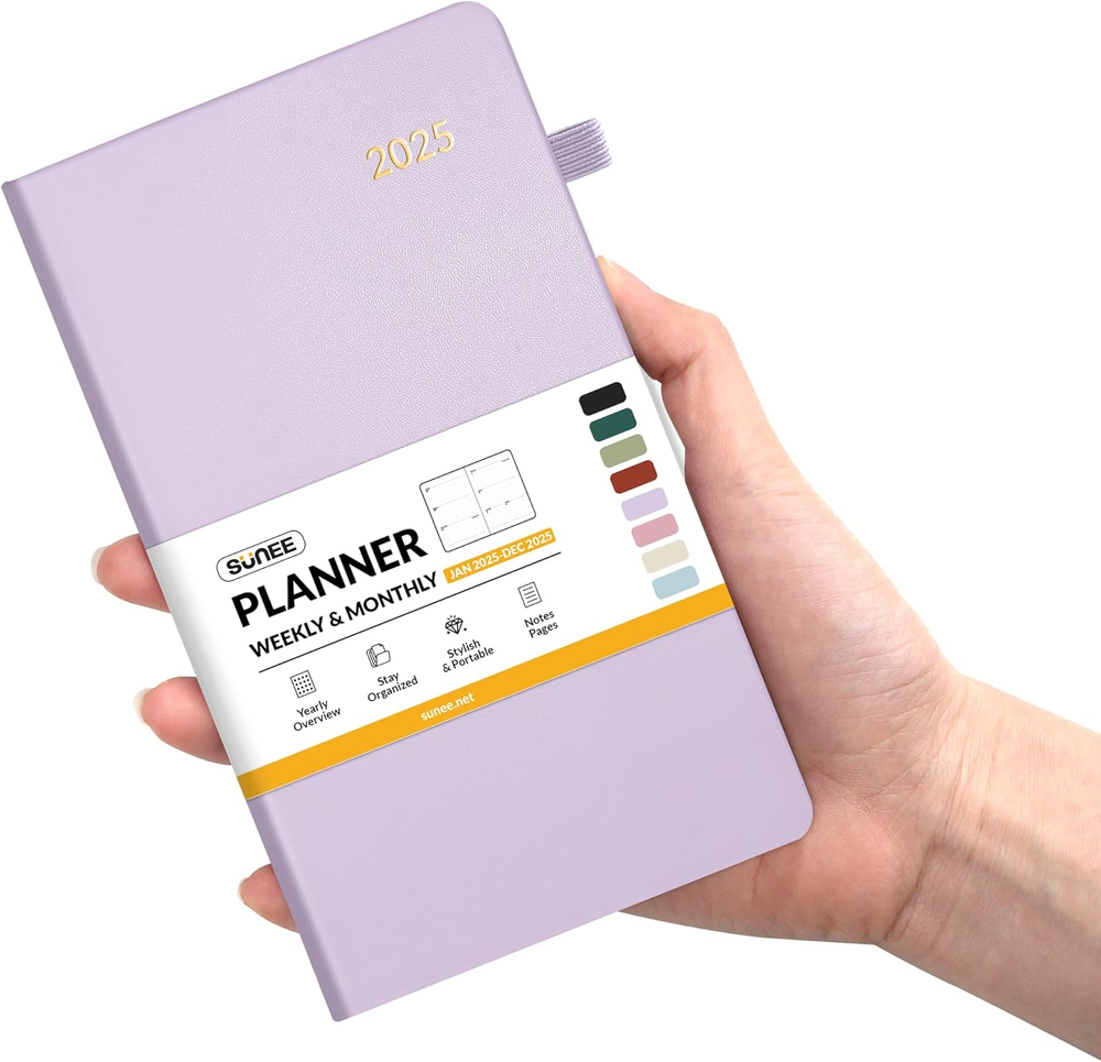 2025 Pocket Weekly Planner for Purse 3.5