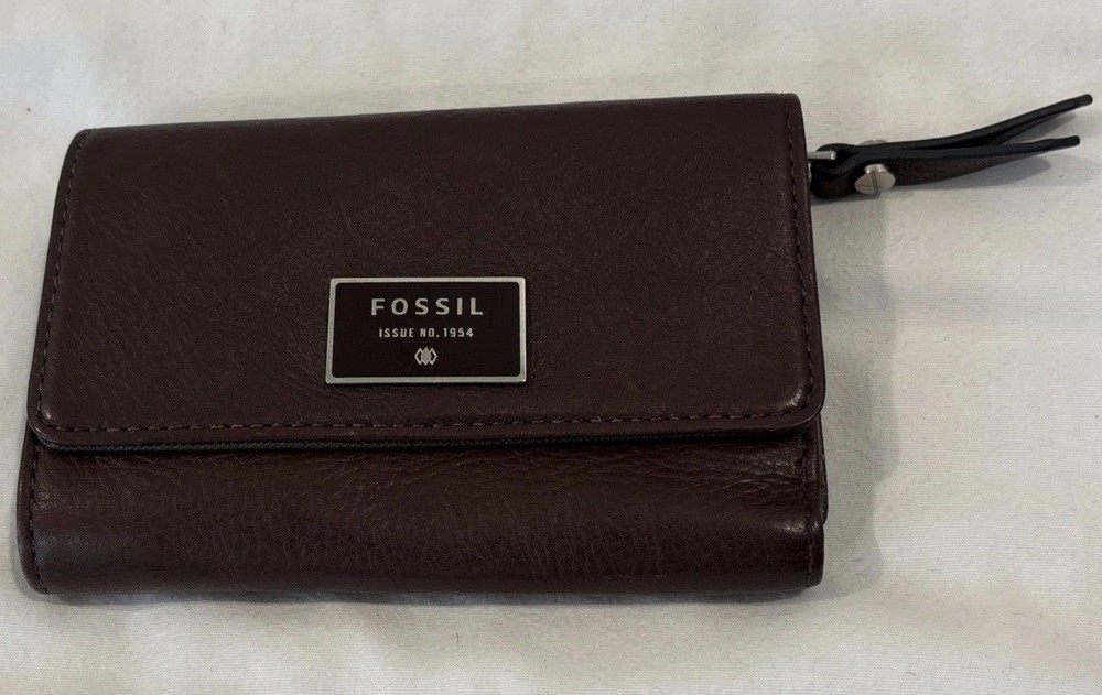 Fossil Dawson Trifold Brown Wallet