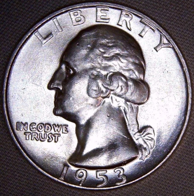 1953 D/S Washington Quarter - OMM FS-601