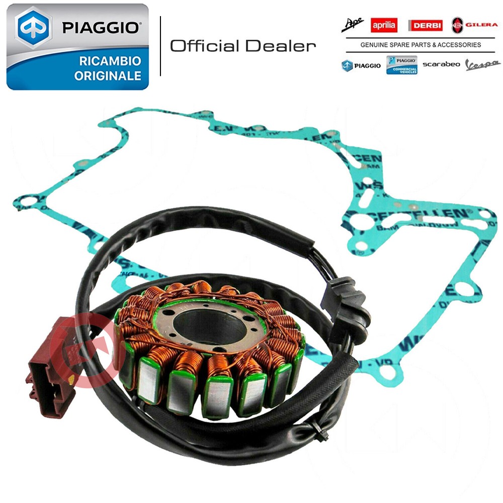Genuine Piaggio Beverly 500 2007-2008 Stator Solenoid Flywheel with Gasket