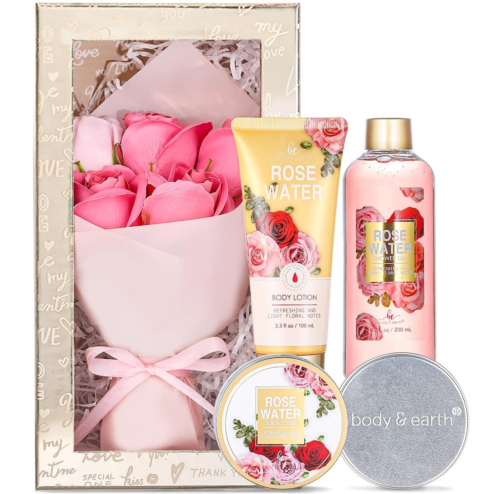 Mothers Day Spa Gift Basket for Her Wife Girlfriend Birthday Relaxation-image