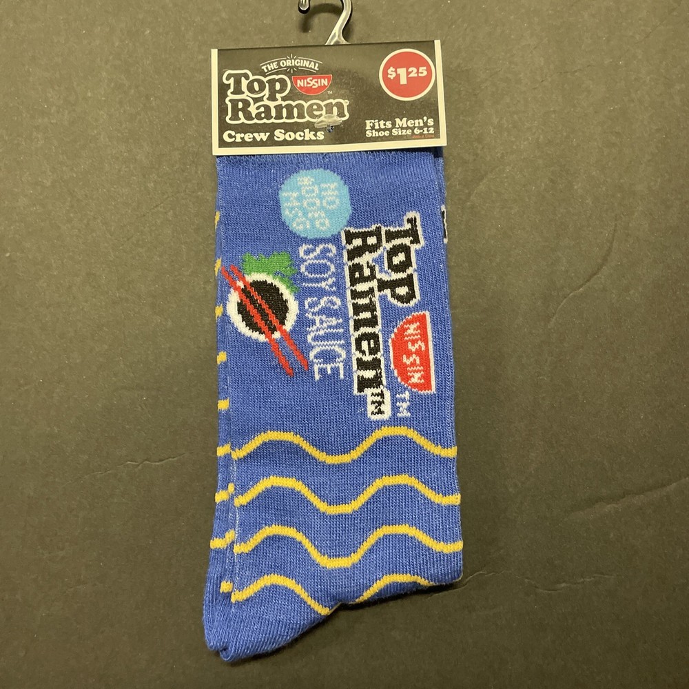 NEW Nissin Top Ramen Soy Sauce Socks