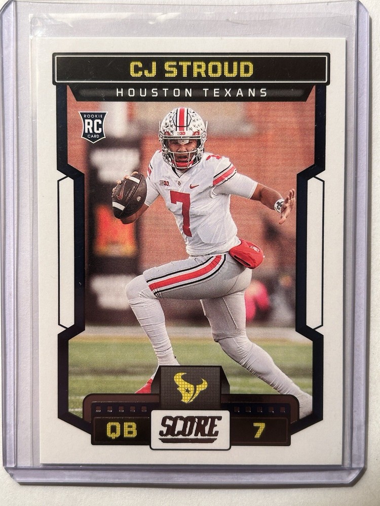 CJ Stroud 2023 Panini Score #302 Rookie Houston Texans RC