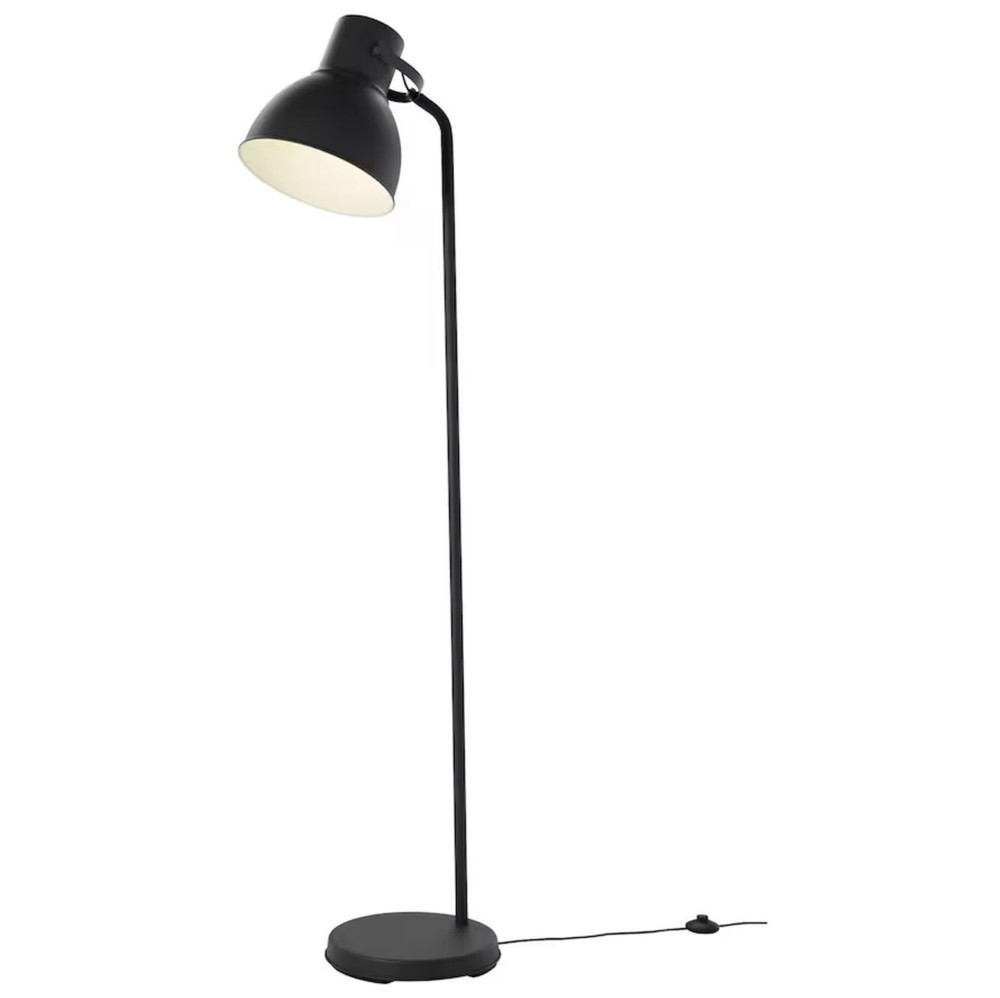 IKEA HEKTAR Floor Lamp Dark Gray Powder Coated Steel 702.165.44 - NEW