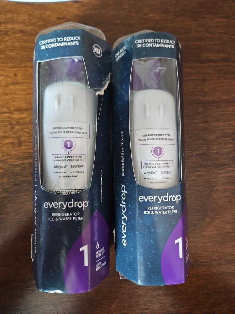 2 x EveryDrop Refrigerator Ice and Water Filter
