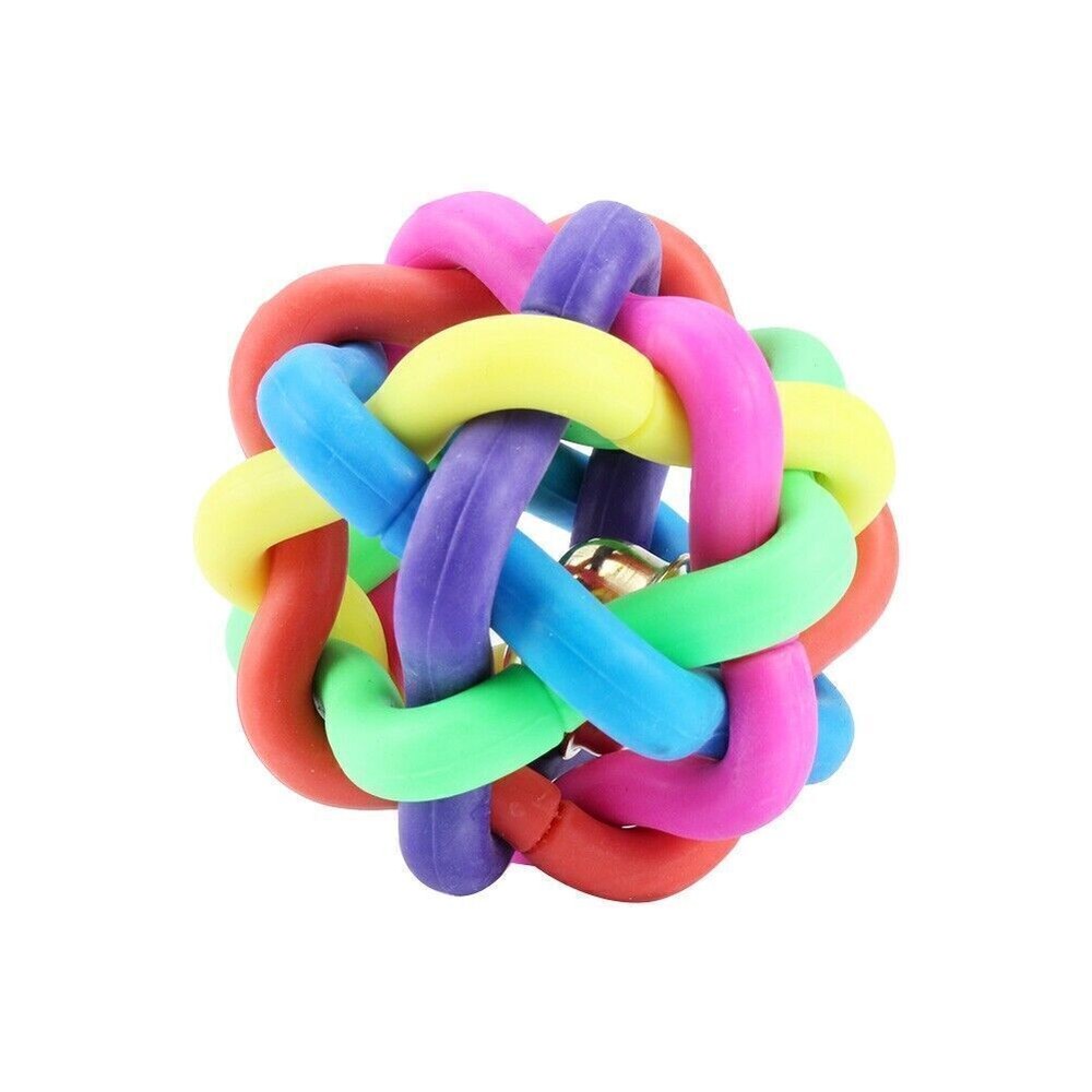 Pet Dog Puppy Dental Teething Healthy Teeth Gums Chew Training Play Ball(M)