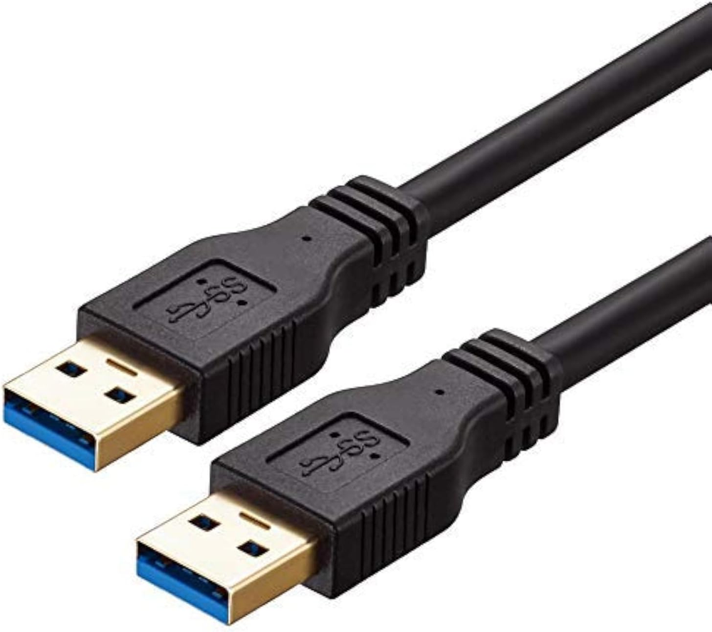 Cable USB a USB macho a macho de 20 pies de largo para transferencia de datos disco duro de alta velocidad