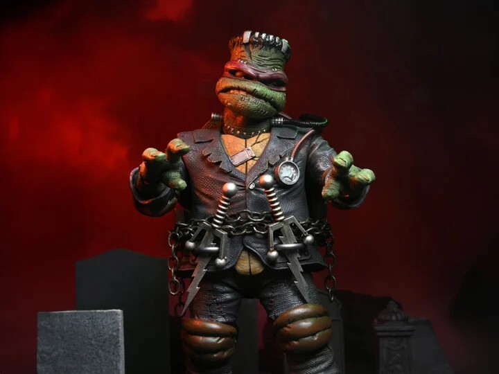 Neca TMNT Monsters Series Raphael As Frankenstein Action Figure New In Stock