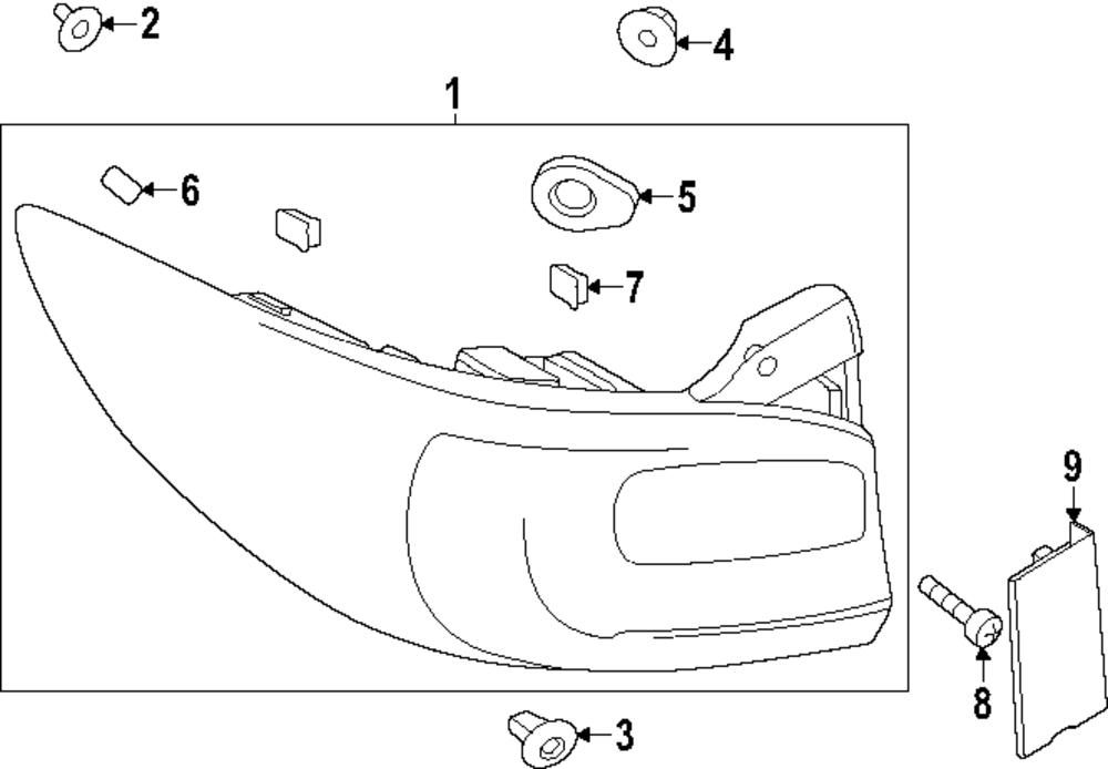 Genuine Mazda Tail Lamp Replacement Part KMV7-51-150 OEM Quality