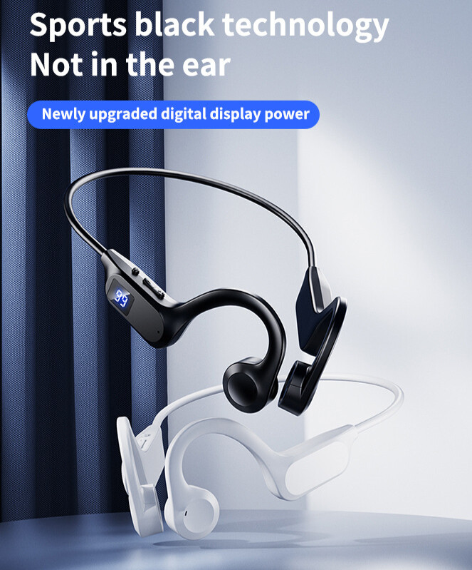 Bluetooth 5.2 Wireless Bone Conduction Sports Headphones for Outdoor Activities