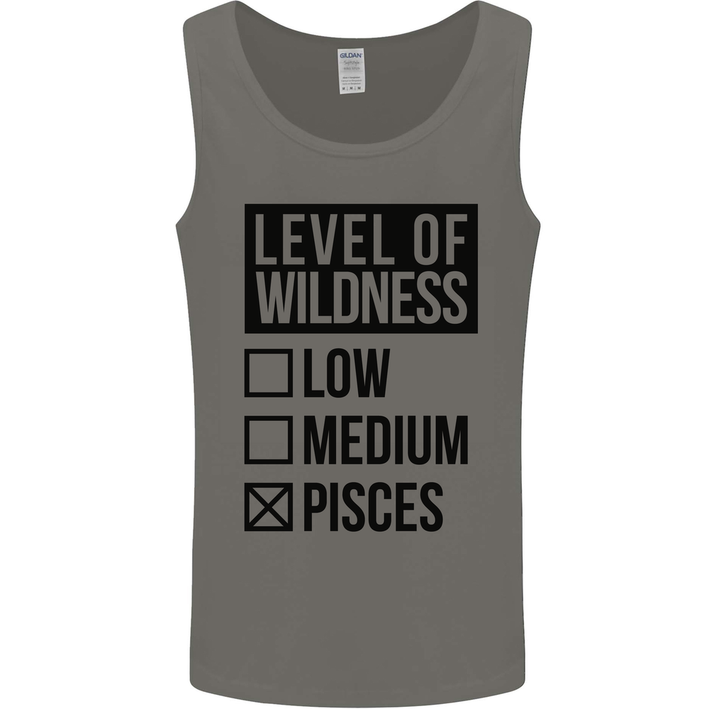 Levels of Wildness Pisces Mens Vest Tank Top