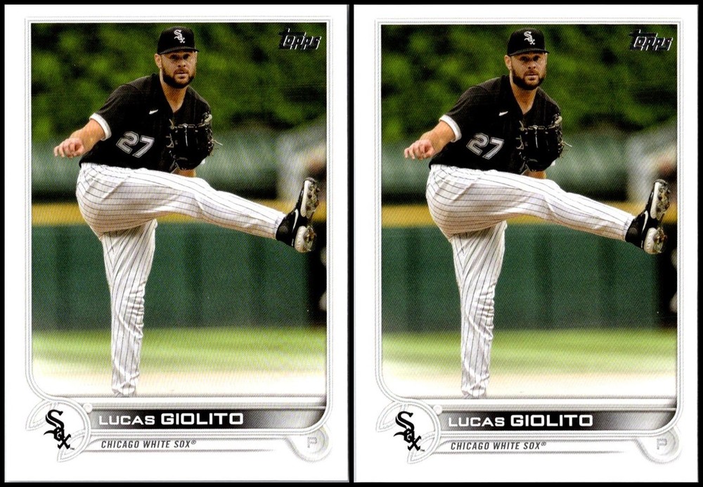 2022 Topps Lucas Giolito (2) Card Lot - Last Call – Scoop It Up Before It Dis...