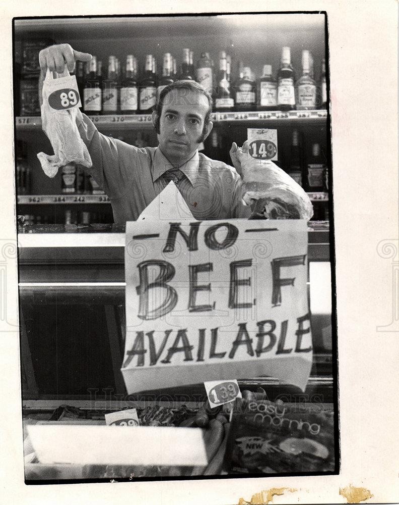 1973 Press Photo No Beef Available - dfpb66517