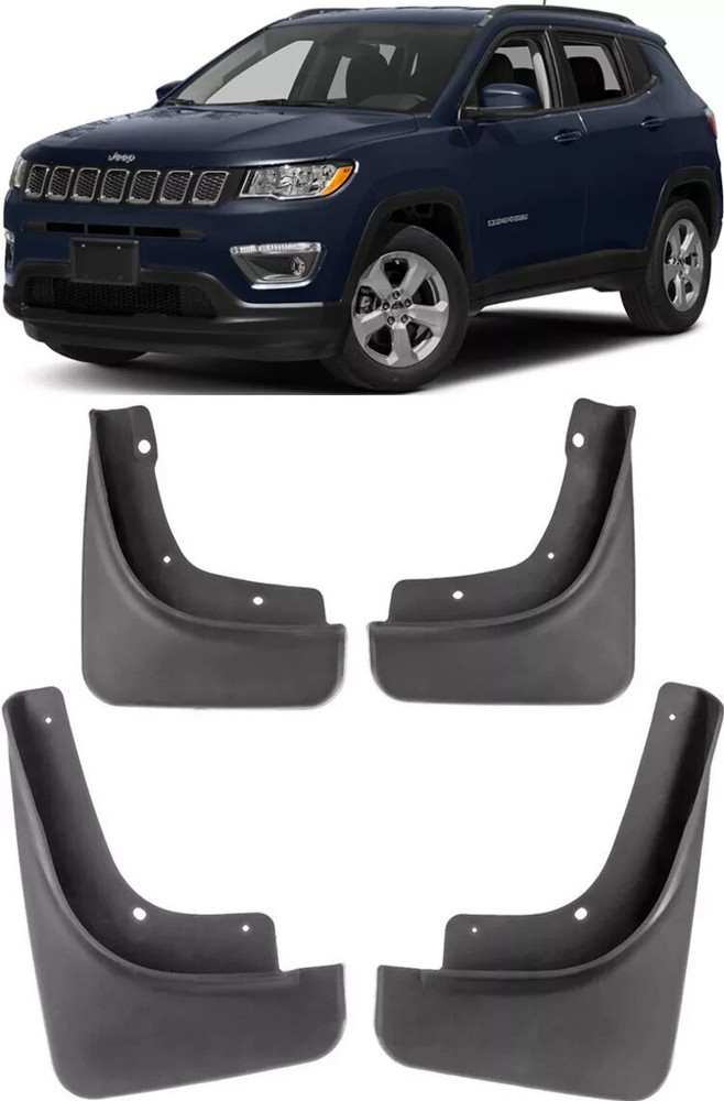 Genuine Front & Rear Splash Guards Mud Flaps Fender For 2017-2025 Jeep Compass