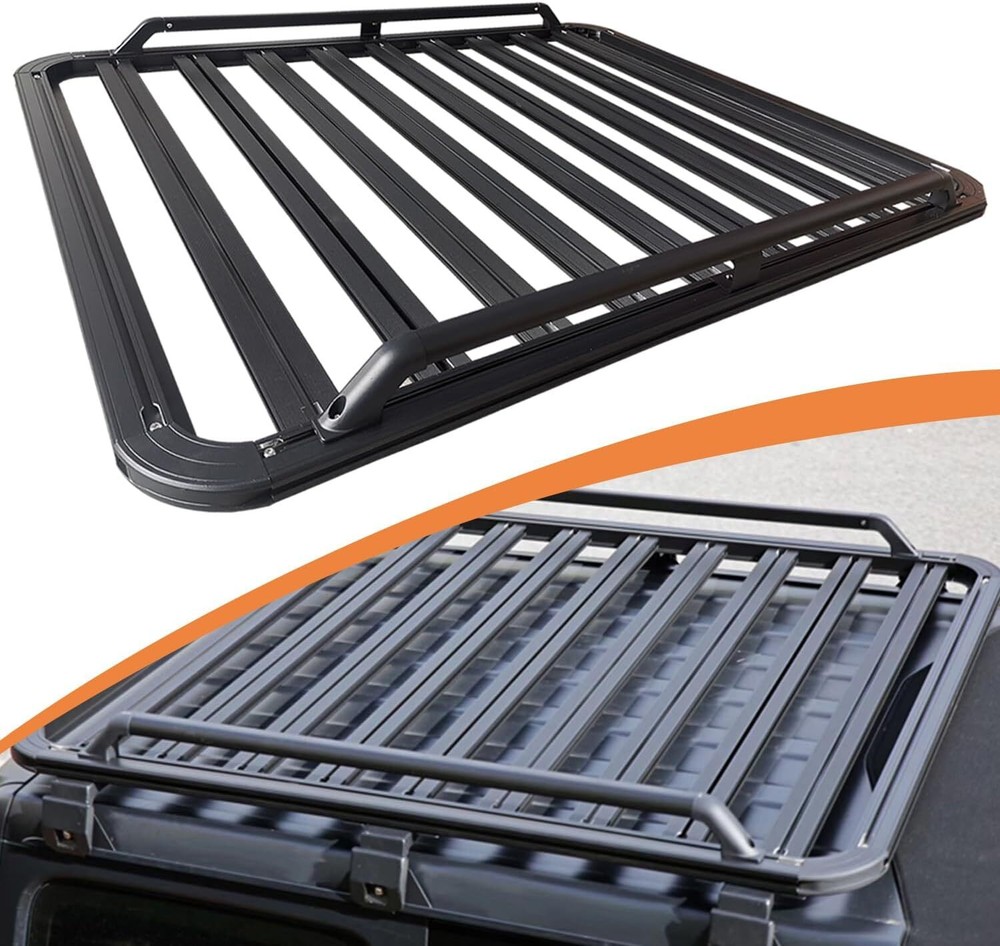 Heavy Duty Hard Top Cargo Basket Roof Rack for 2018-2026 Jeep Wrangler JL 2/4Dr