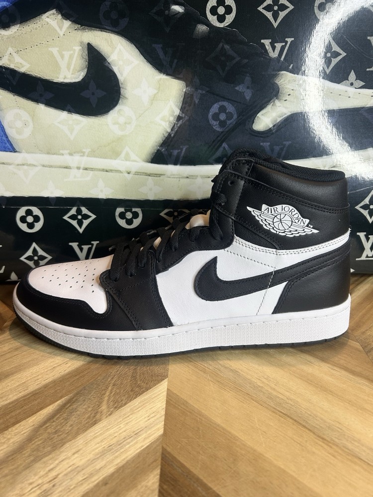 Nike Air Jordan 1 Retro High Golf Black White Panda DQ0660-101 Mens Size 12 85