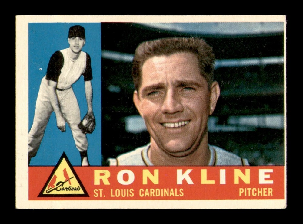 1960 Topps #197 Ron Kline EX-MT Condition OBGcards Vintage Baseball