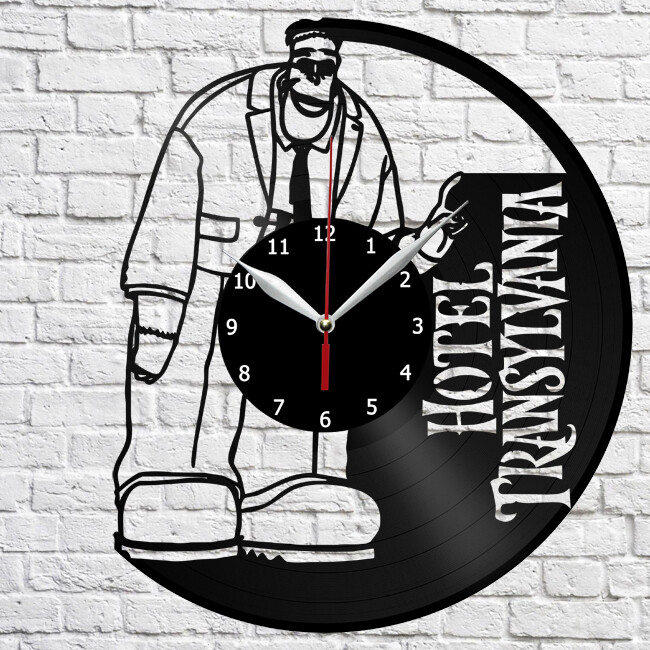 Hotel Transylvania Vinyl Record Wall Clock Home Fan Art Decor 12'' 30 cm 4516