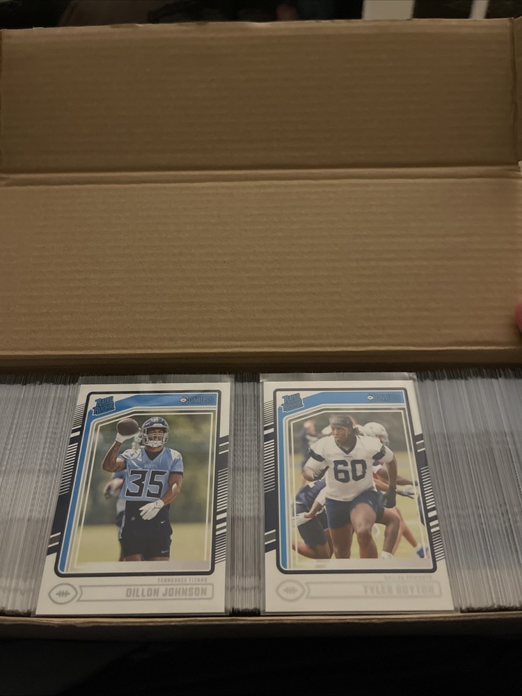 2024 Panini Donruss - Football Card Lot -10 Cards -8 Rookies -2 Random Inserts