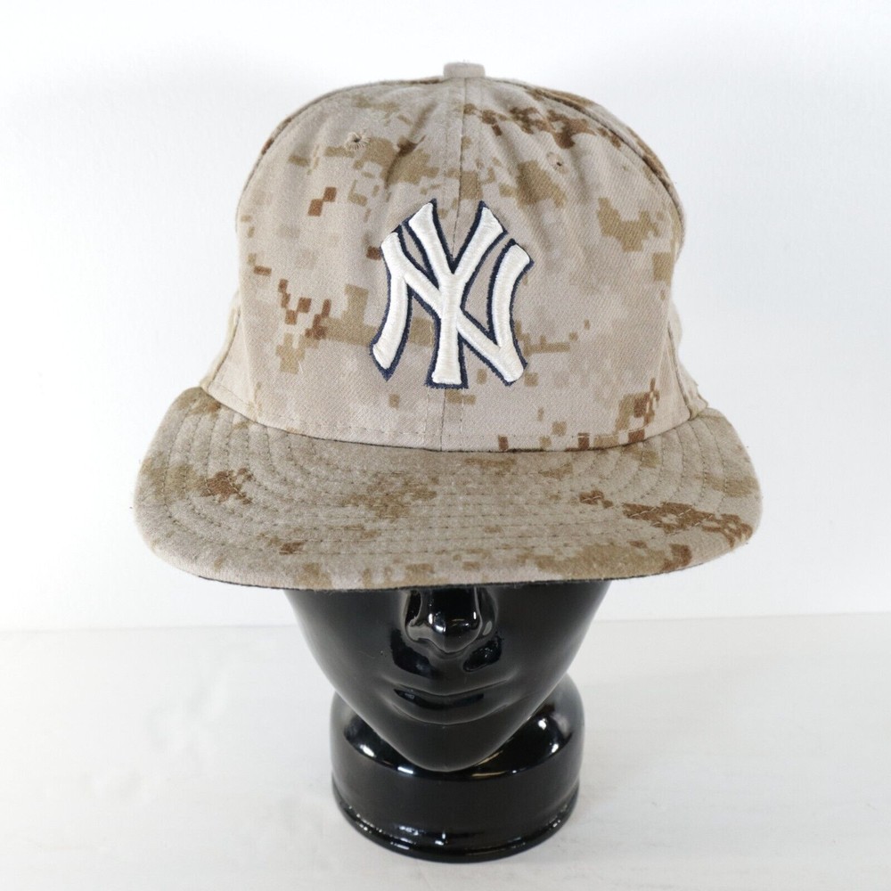New Era 59Fifty Fitted Hat Size 7 New York Yankees Desert Camo Baseball Cap