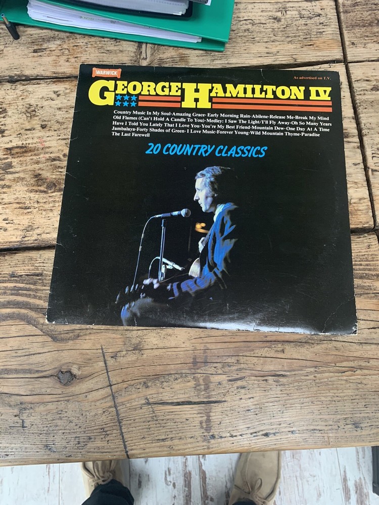 George Hamilton IV 20 Country Classics EX Con Vinyl LP 1981 Plays Perfect 1st Pr