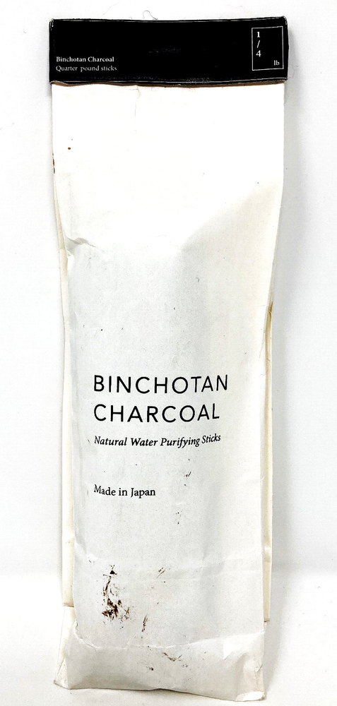 Kishu Binchotan Charcoal Sticks 6-Pack for Water Filtration at Home