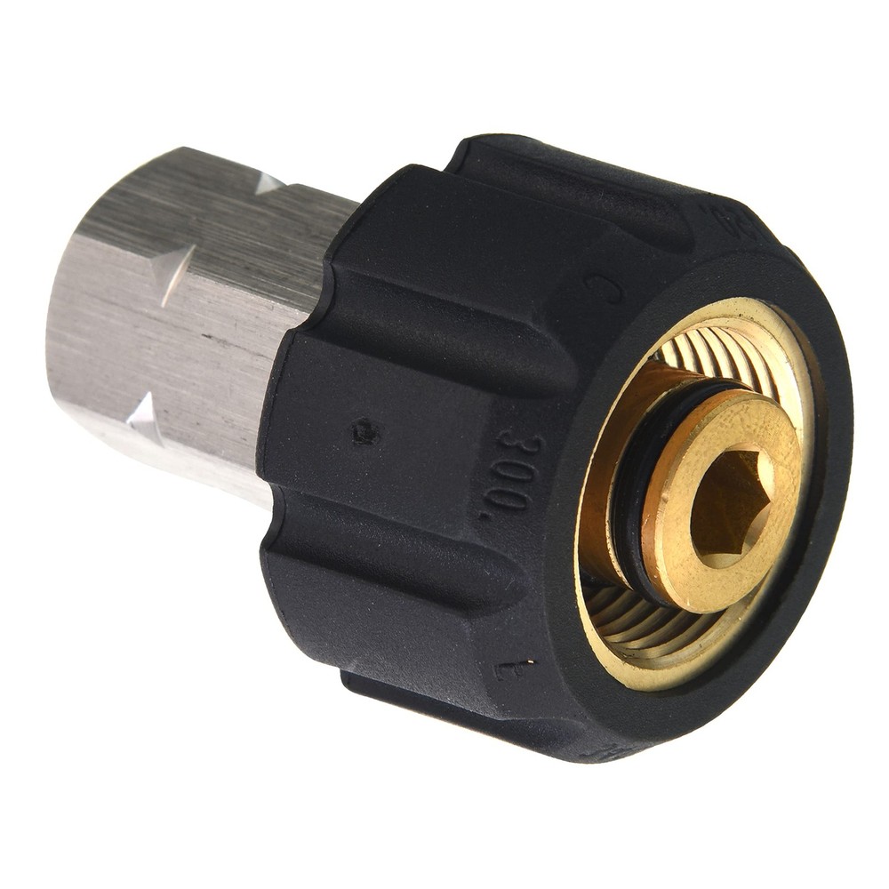 High-Pressure M22 Female to 3/8 Inch Female NPT Adapter 4500 PSI Washer Fitting