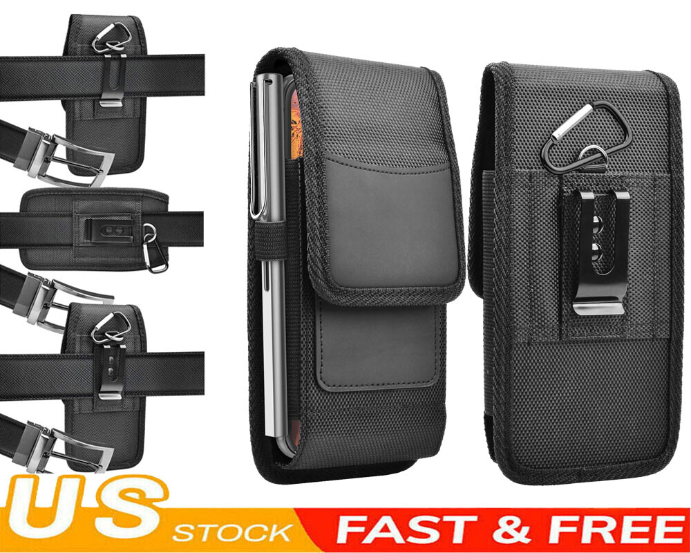 Belt Clip Holster Nylon Phone Pouch Case For Samsung Galaxy A17 A16 A26 A36 A56