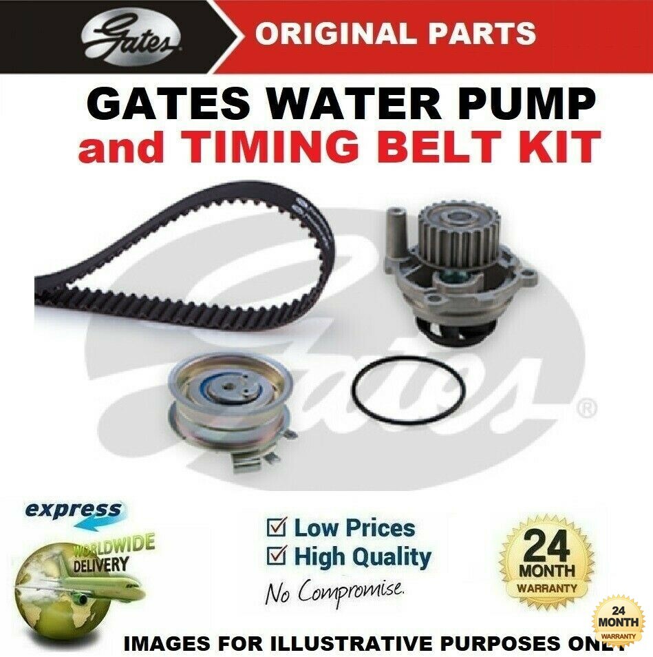 GATES WATER PUMP & TIMING BELT KIT for SEAT ALTEA 1.6 2004->