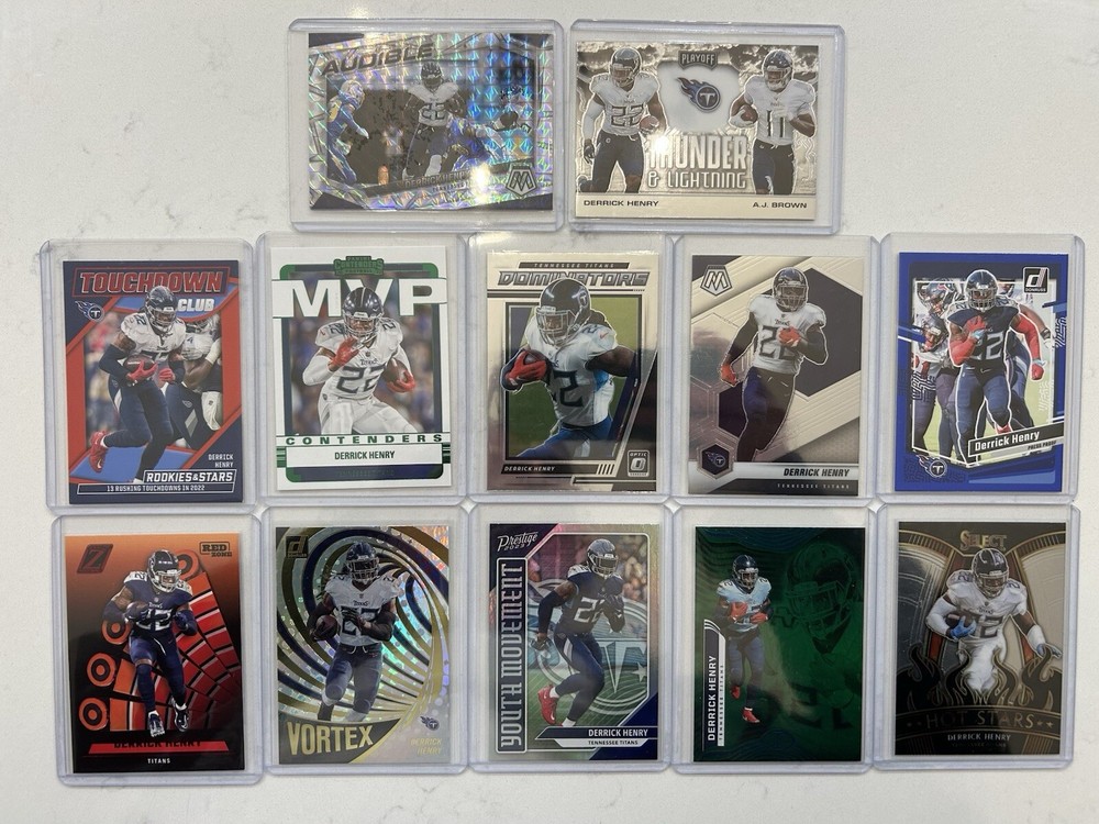 12 Card - Derrick Henry Lot - Baltimore Ravens Super Bowl - MVP 💪