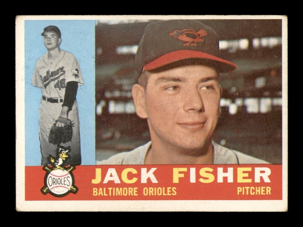 1960 Topps #46 Jack Fisher VG-EX Baseball Card OBGcards