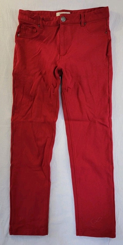 Womens Red Jeggings Stretch Jeans Pants Sz Large by Active USA