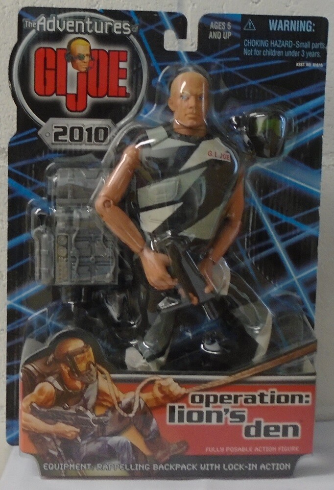 Adventures Of GI Joe 2010 Operation Lion's Den Blonde 12” Rappelling Backpack