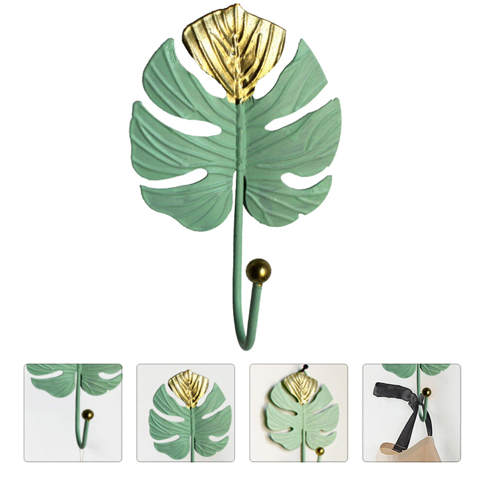 Tropical Decorative Wall Hooks Leaf for Hanging Clothes Practical Child