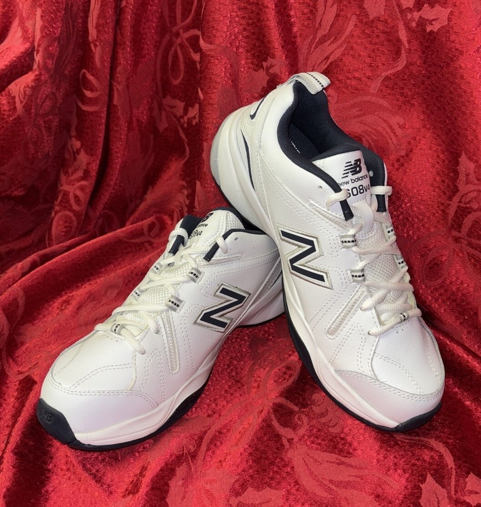 NEW BALANCE MX608V4W Men's Cross Trainers Sneakers Shoes, White/Navy Sz 9 D, NEW