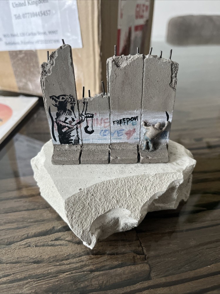 Banksy Walled Off Hotel - Defeated Wall Small - Official Piece with Receipt