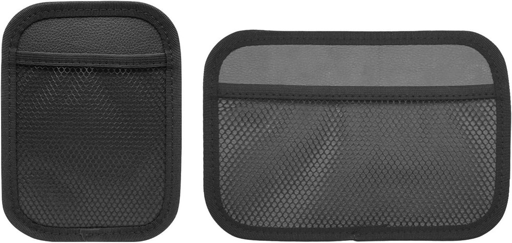 Car Net Pocket Organizer with Strong Adhesive for Phones and Small Items